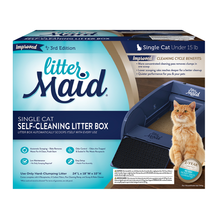 Cat litter box 2024 that cleans itself